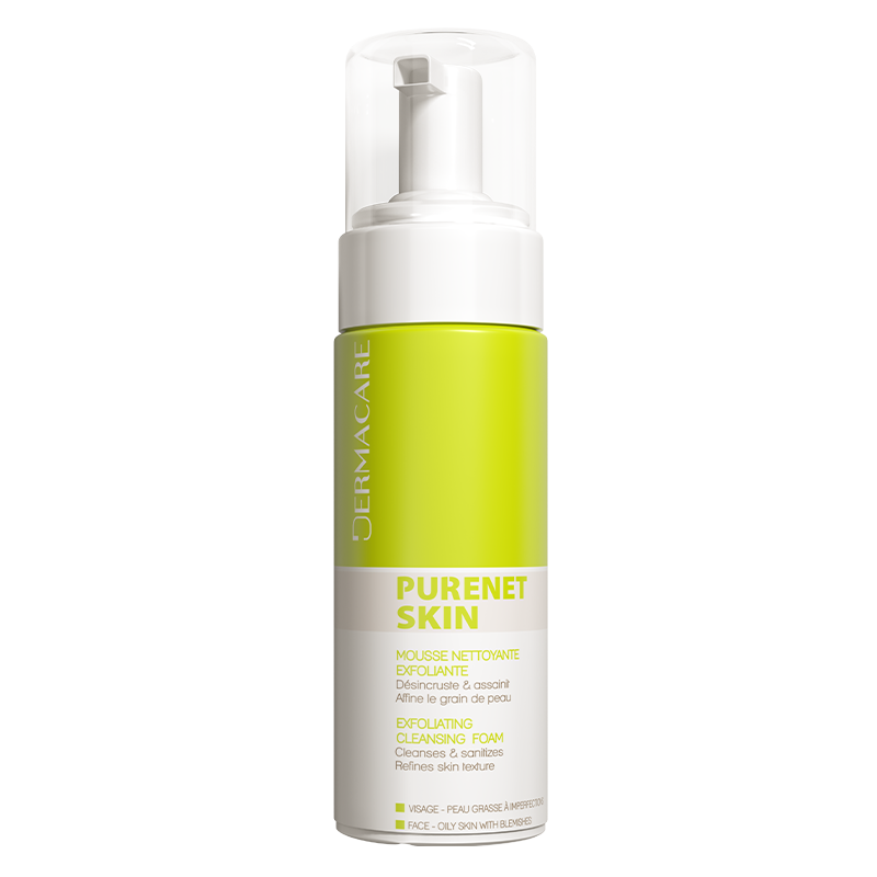 PURENET SKIN Mousse nettoyante exfoliante 150ml