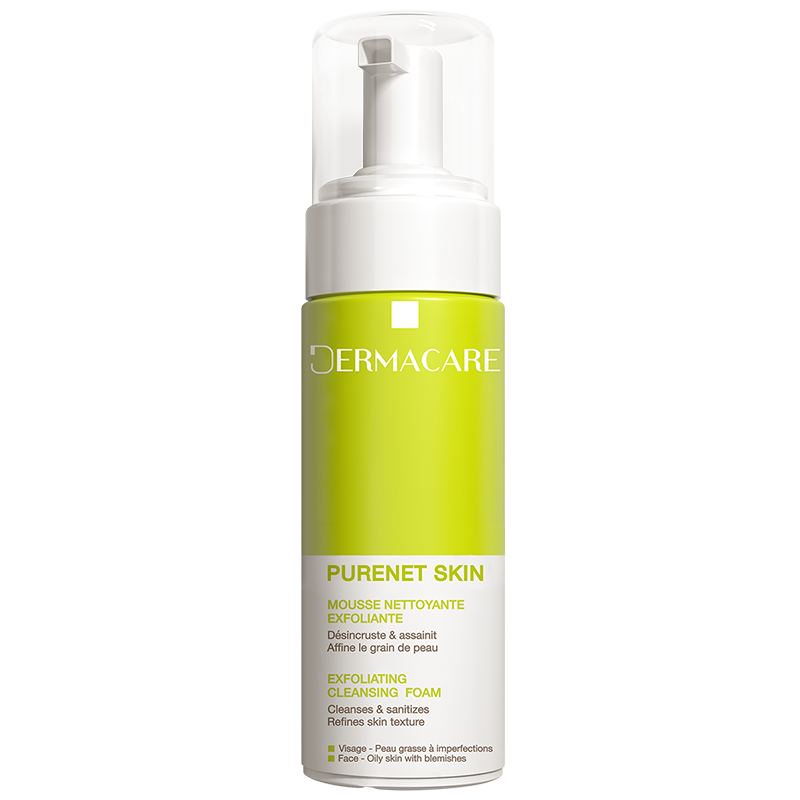 PURENET SKIN Mousse nettoyante exfoliante 150ml